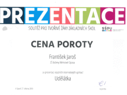 cena poroty Frantisek Jaros